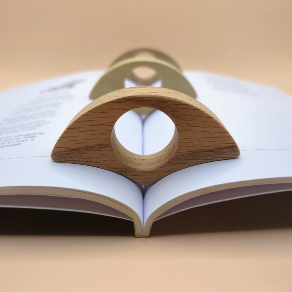 Wooden Thumb Page Holder