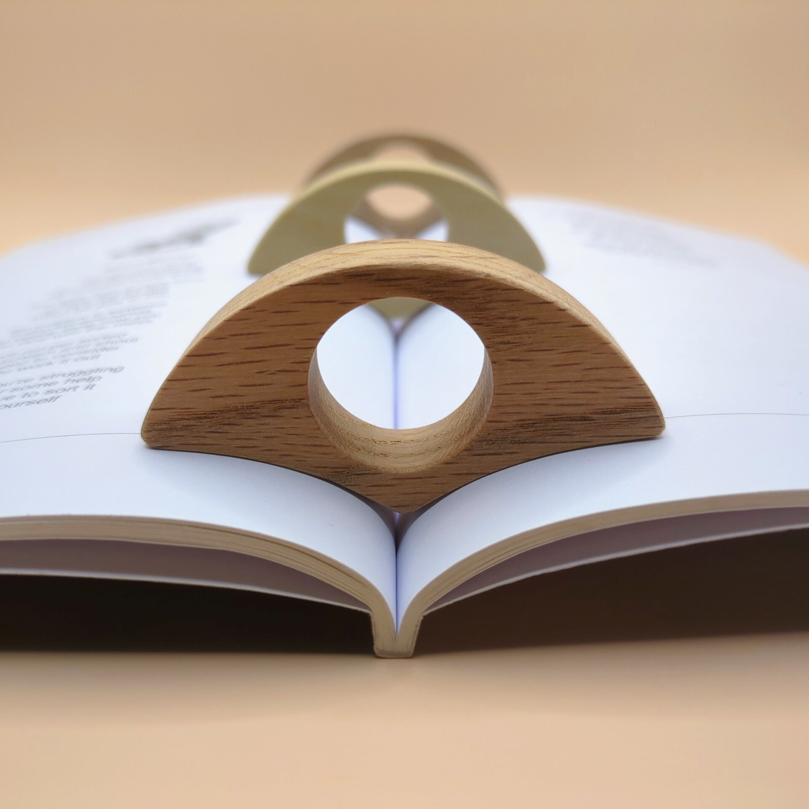 Wooden Thumb Page Holder - Image 1