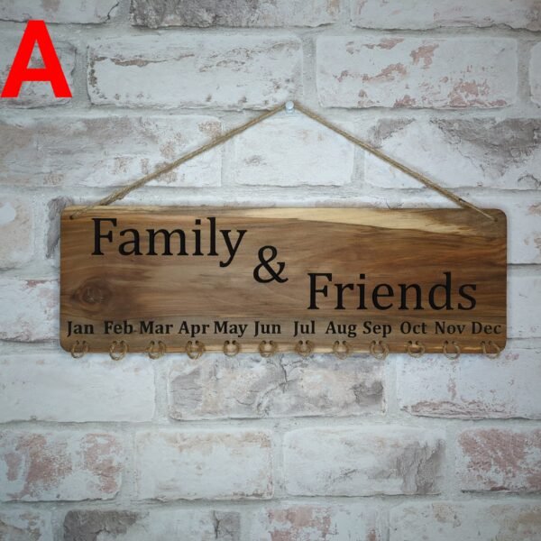 Family & Friends Birthday Calendar