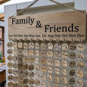 Family & Friends Birthday Calendar