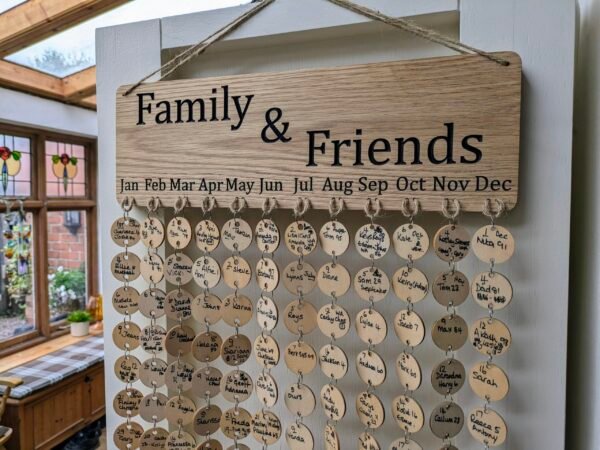 Family & Friends Birthday Calendar