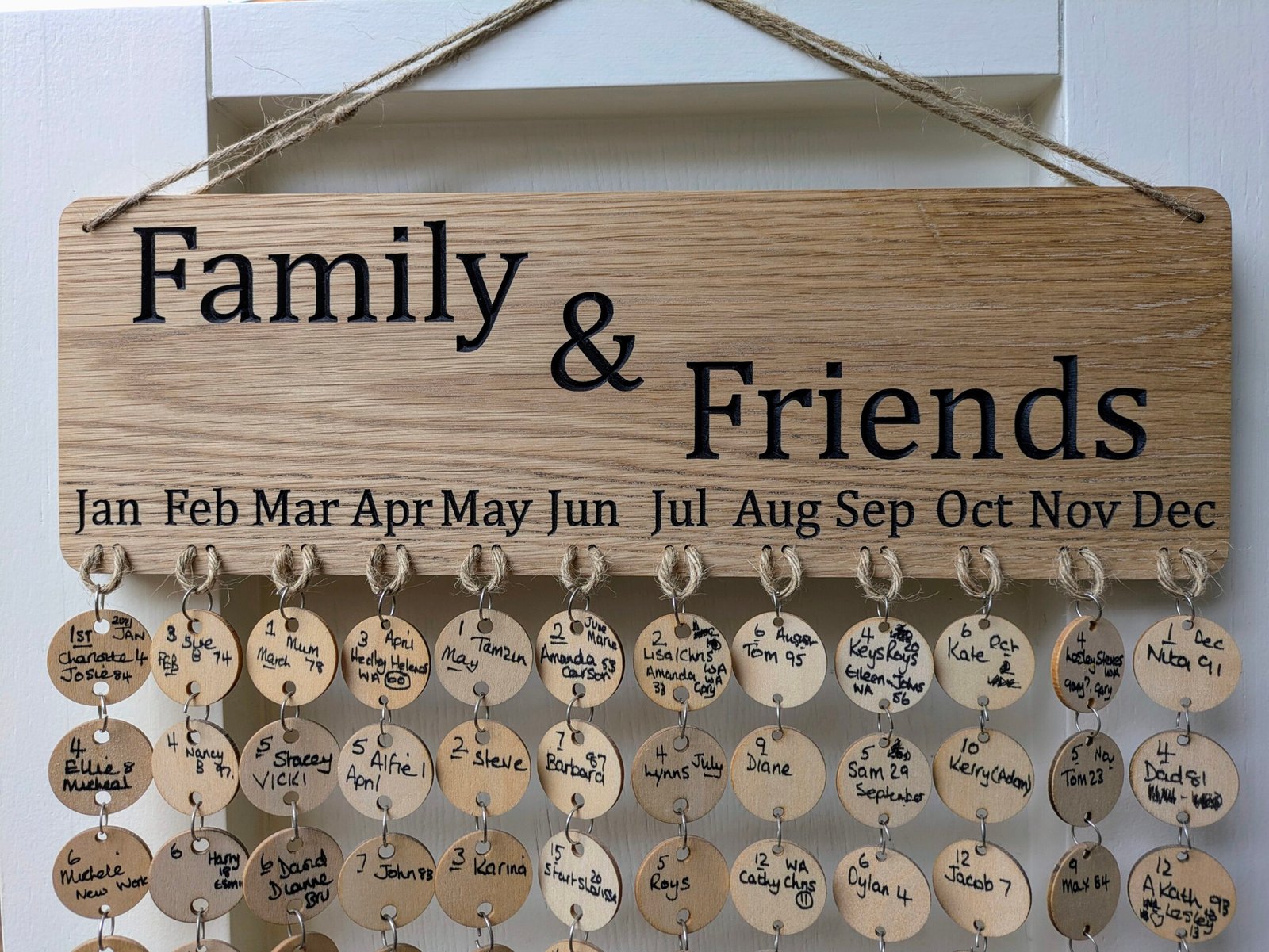 Family & Friends Birthday Calendar - Image 2