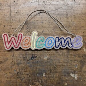 Rainbow Welcome Engraving - Image 2