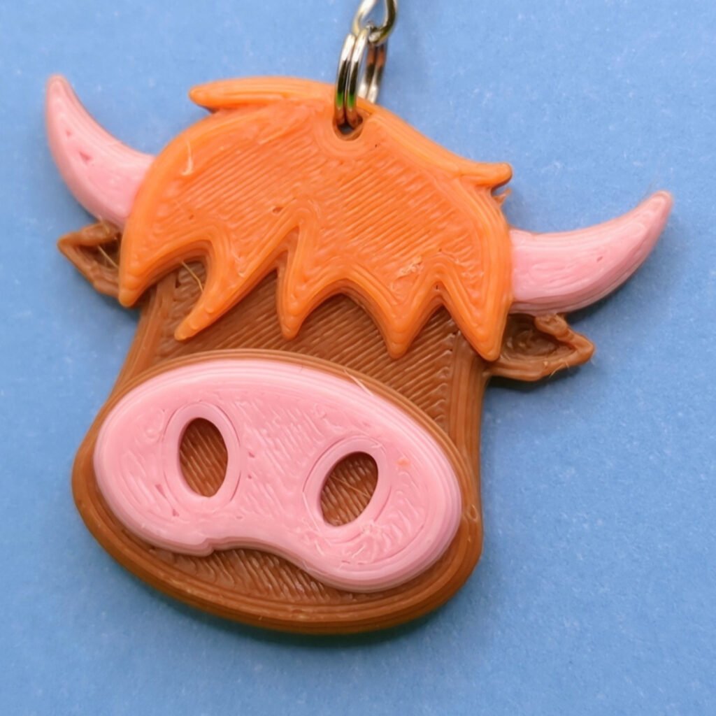 Highland Cow Keyring