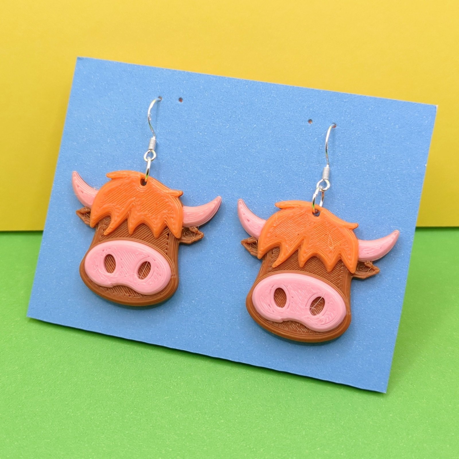 Highland Cow Earrings - Image 1