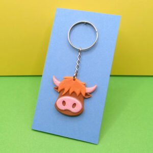 Highland Cow Keyring - Image 2
