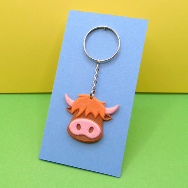 Highland Cow Keyring